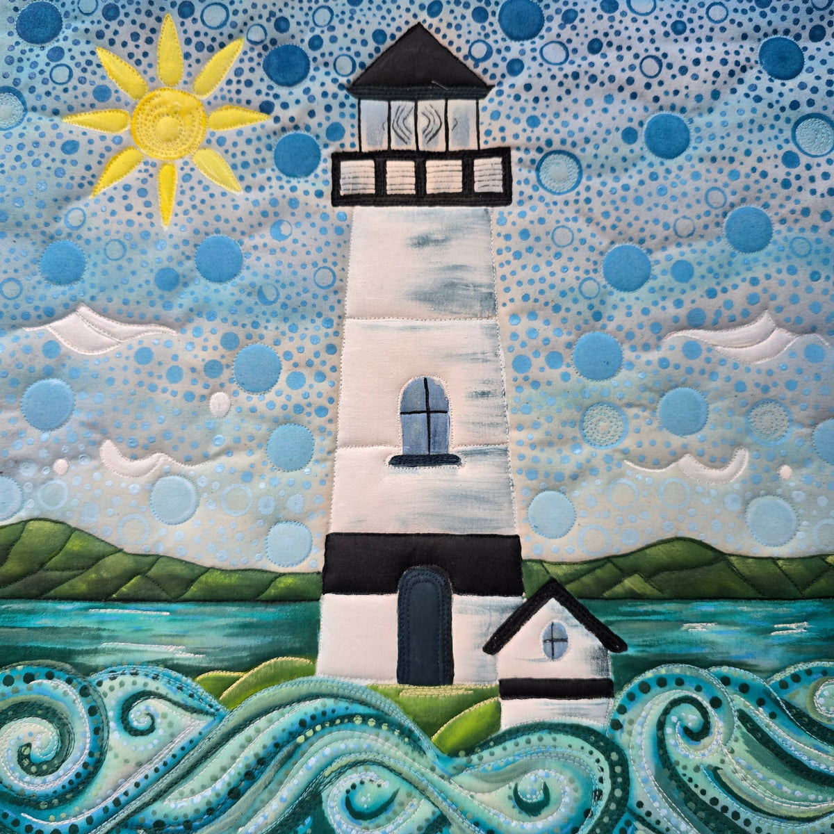 I love painting on fabric/quilts!