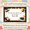 Graduation Quilt Label