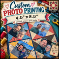 4.5" x 8.5" Custom Printed Photo on Fabric