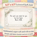 Wedding Quilt Label