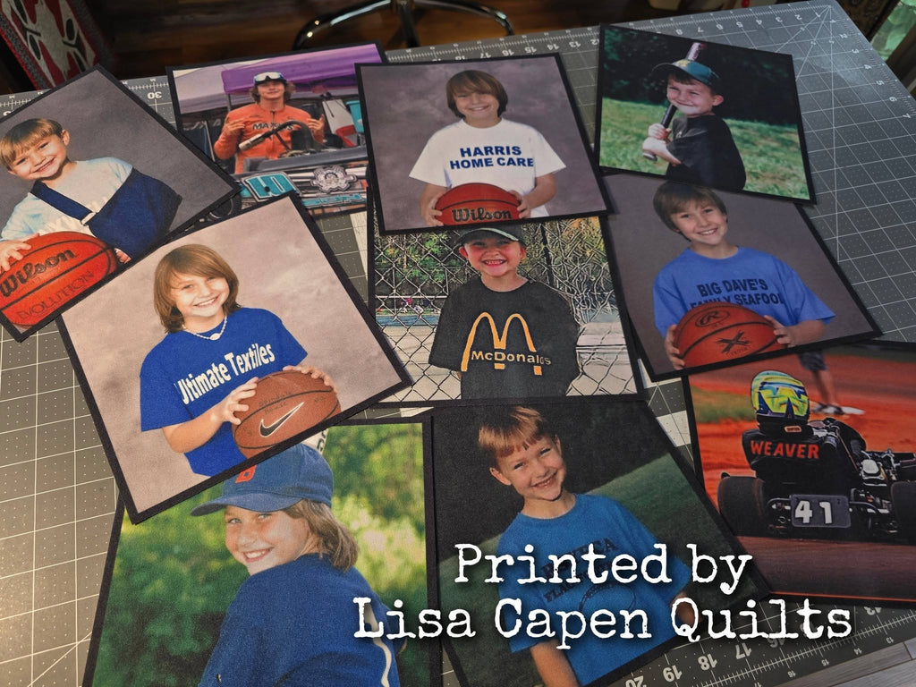 4.5" x 4.5" Custom Printed Photo on Fabric