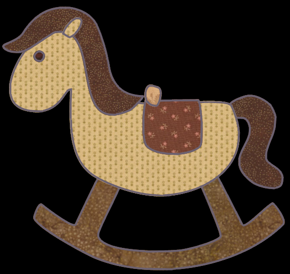 Horse Rocker Applique