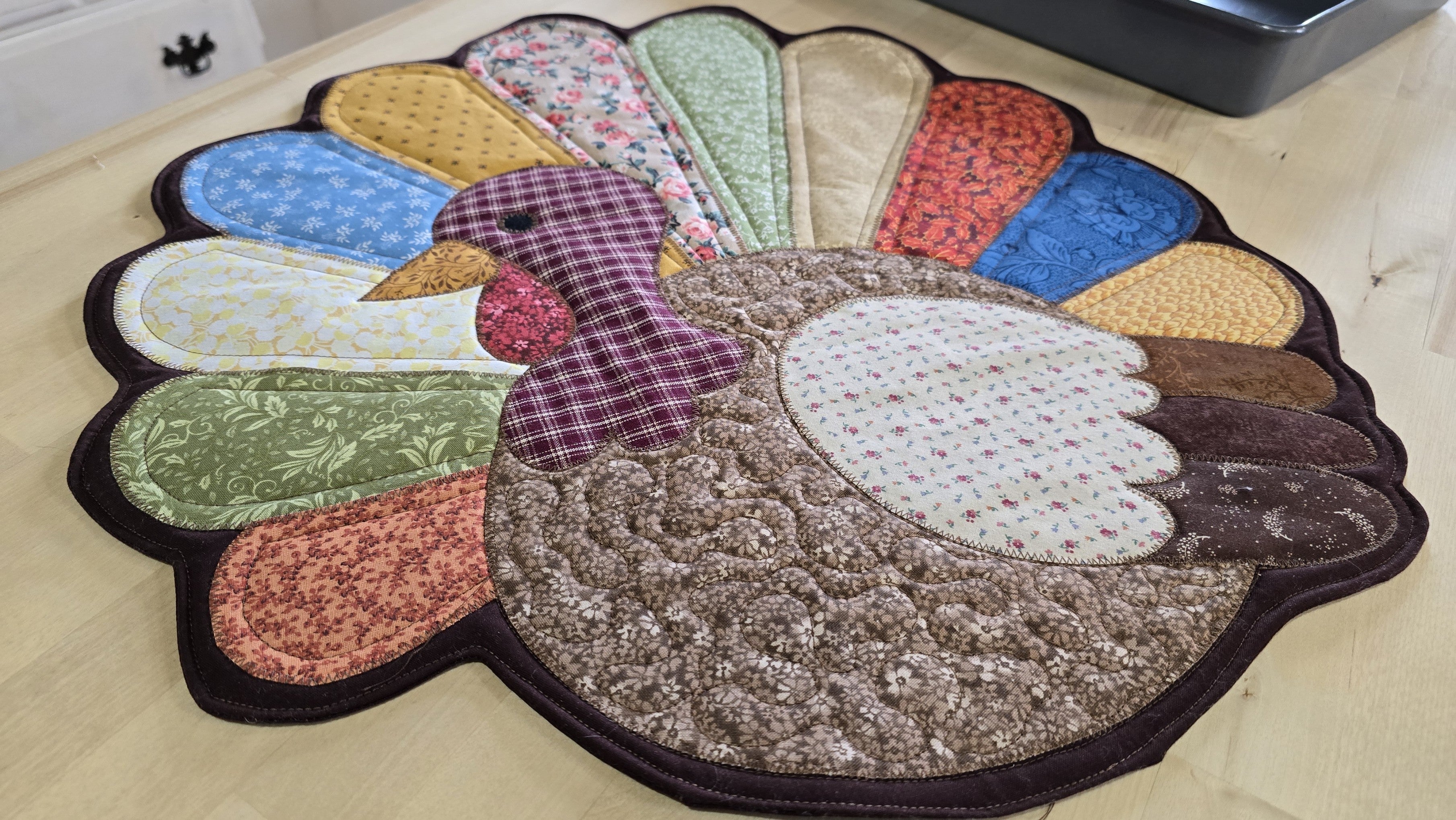Gobble Till You Wobble ~ Turkey Trivet/Quilt Pattern