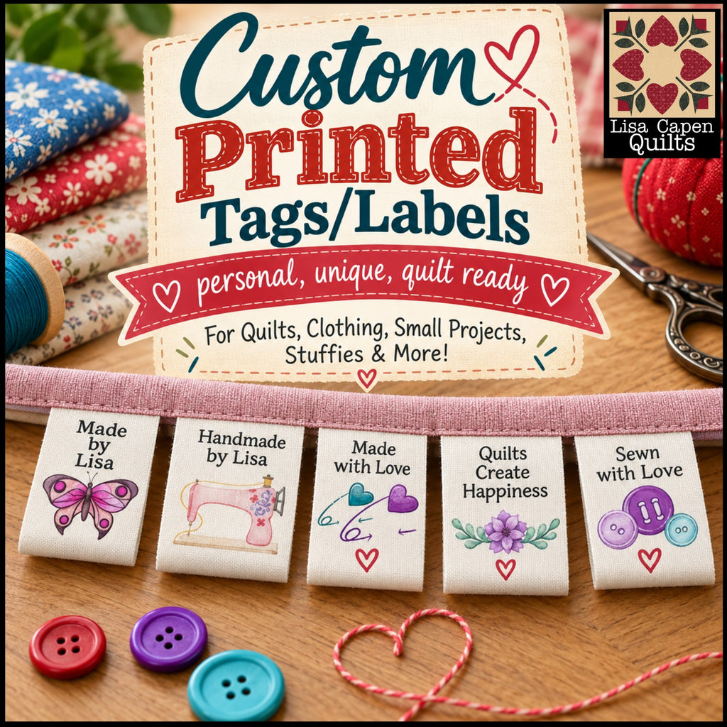Custom Printed Sew-In Tags/Labels