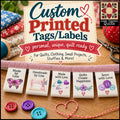 Custom Printed Sew-In Tags/Labels